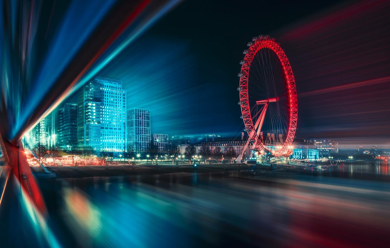1332x850 Wallpaper light, the city, lights, speed, excerpt image for desktop, section город
