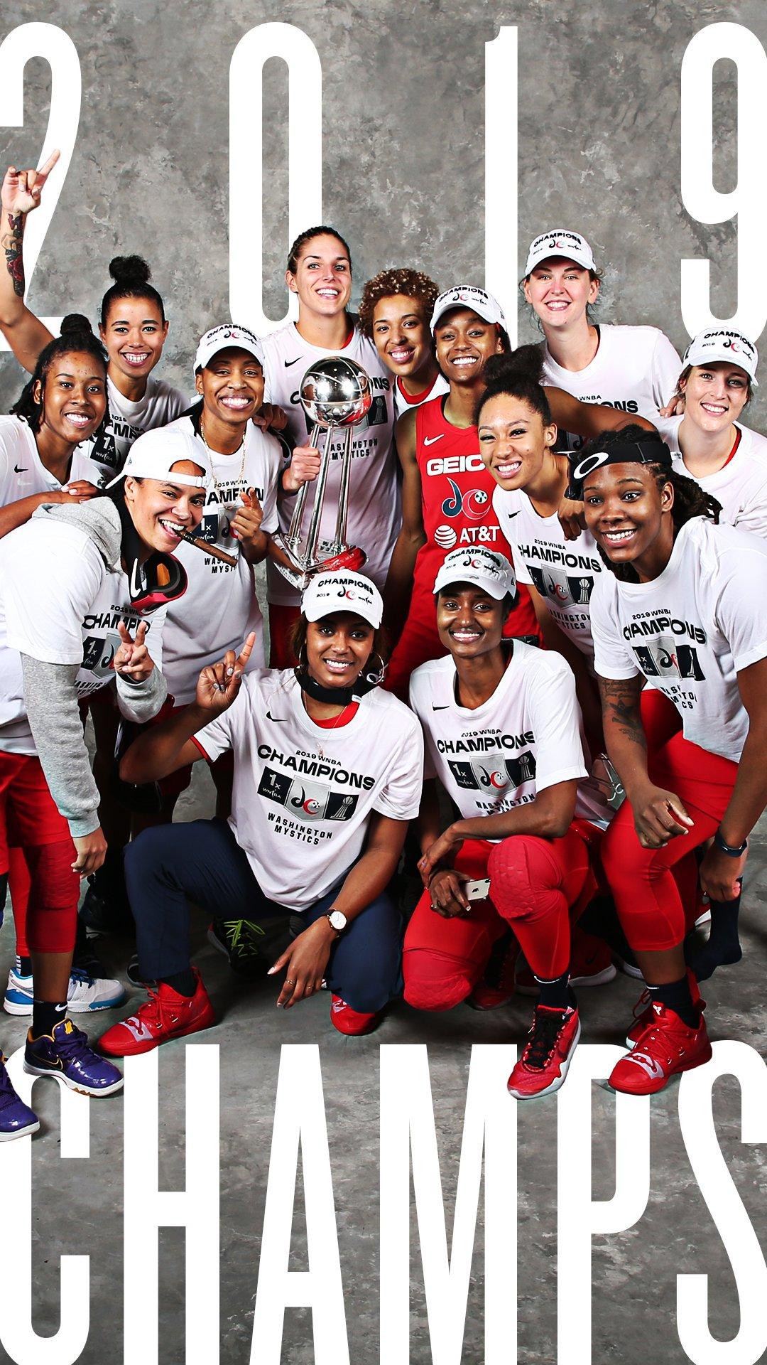 1080x1920 Washington Mystics Wallpaper for a Championship Team! Make sure your