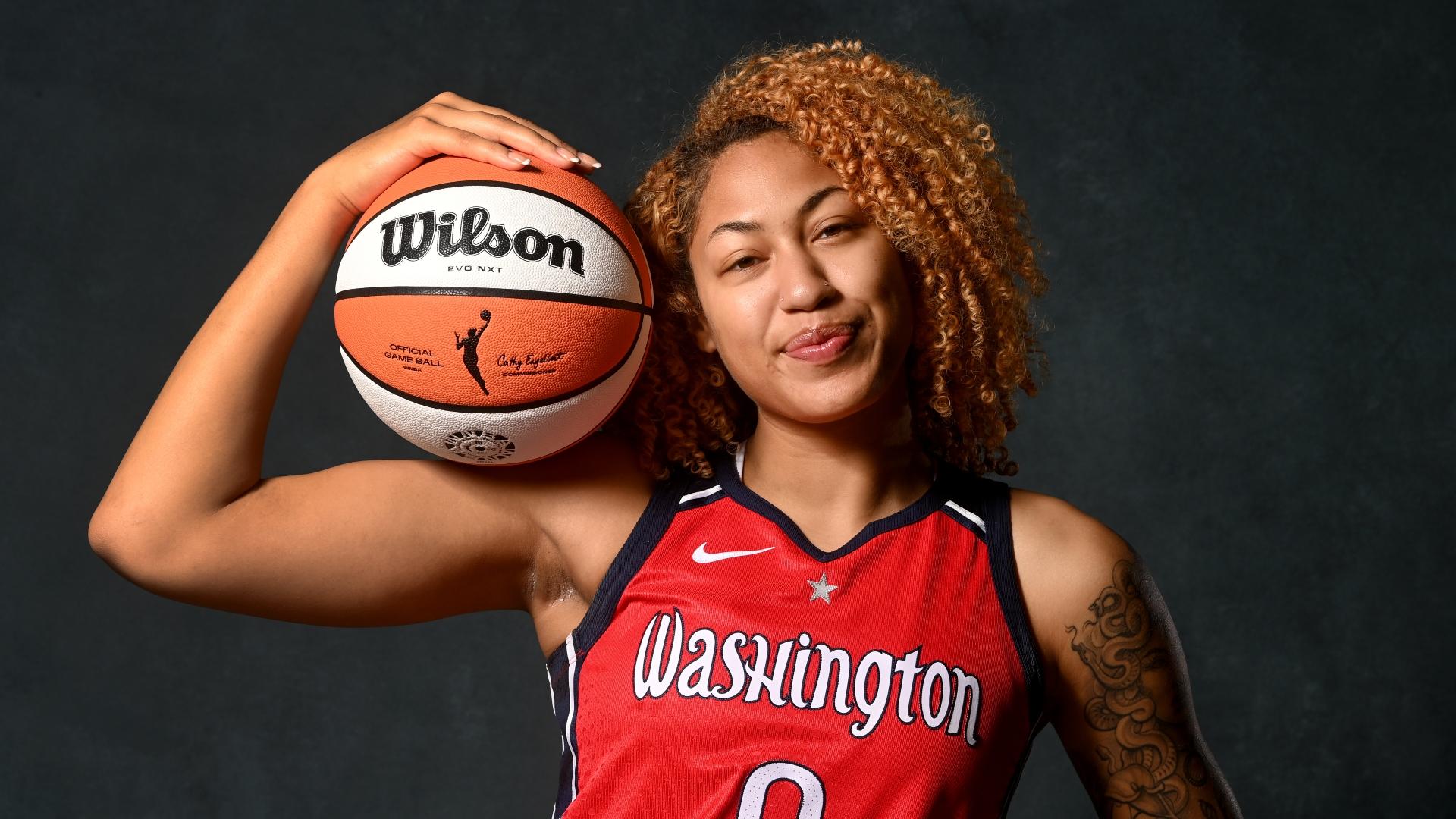 1920x1080 No problem for Mystics' Shakira Austin in first start, matched up against Sylvia Fowles Sports Washington