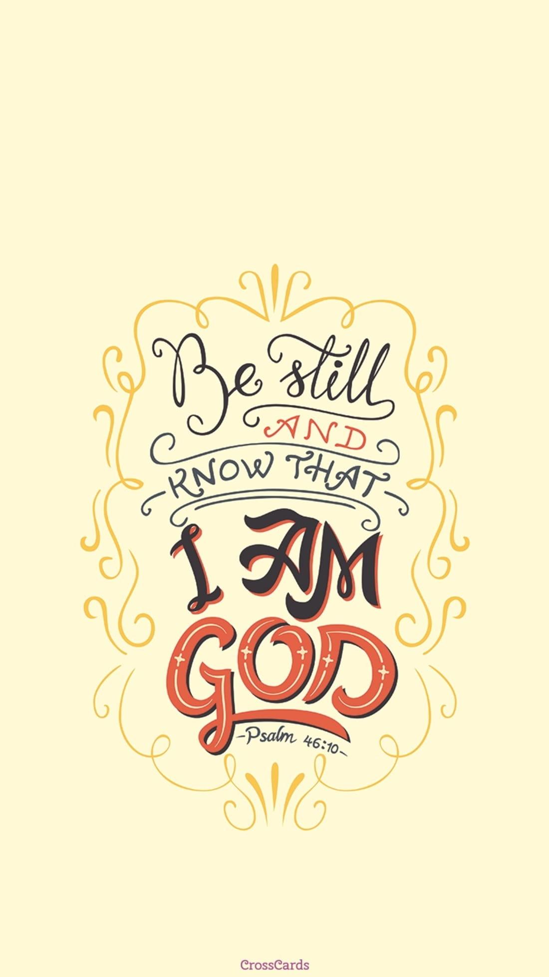 1100x1957 Be Still and Know Wallpaper and Mobile Background