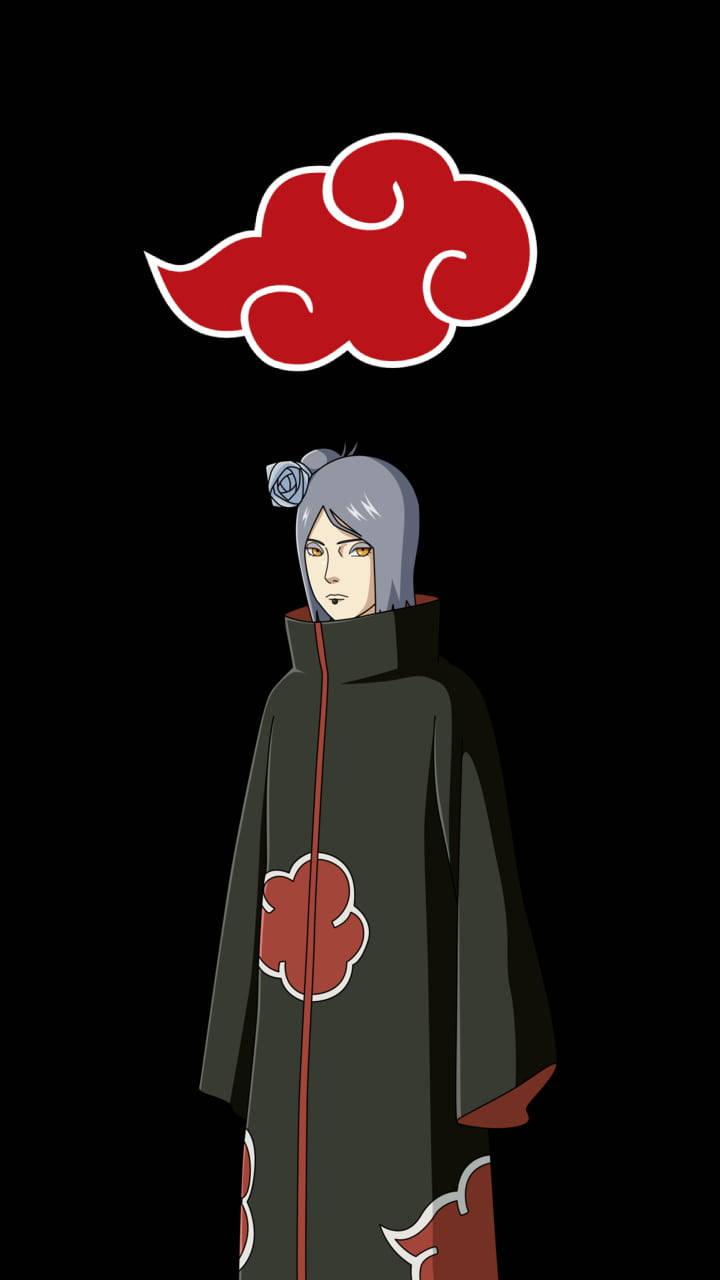 720x1280 Download Akatsuki Logo Konan Of Amegakure Wallpaper