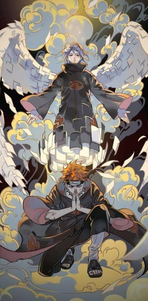 630x1280 Pain And Konan Wallpaper