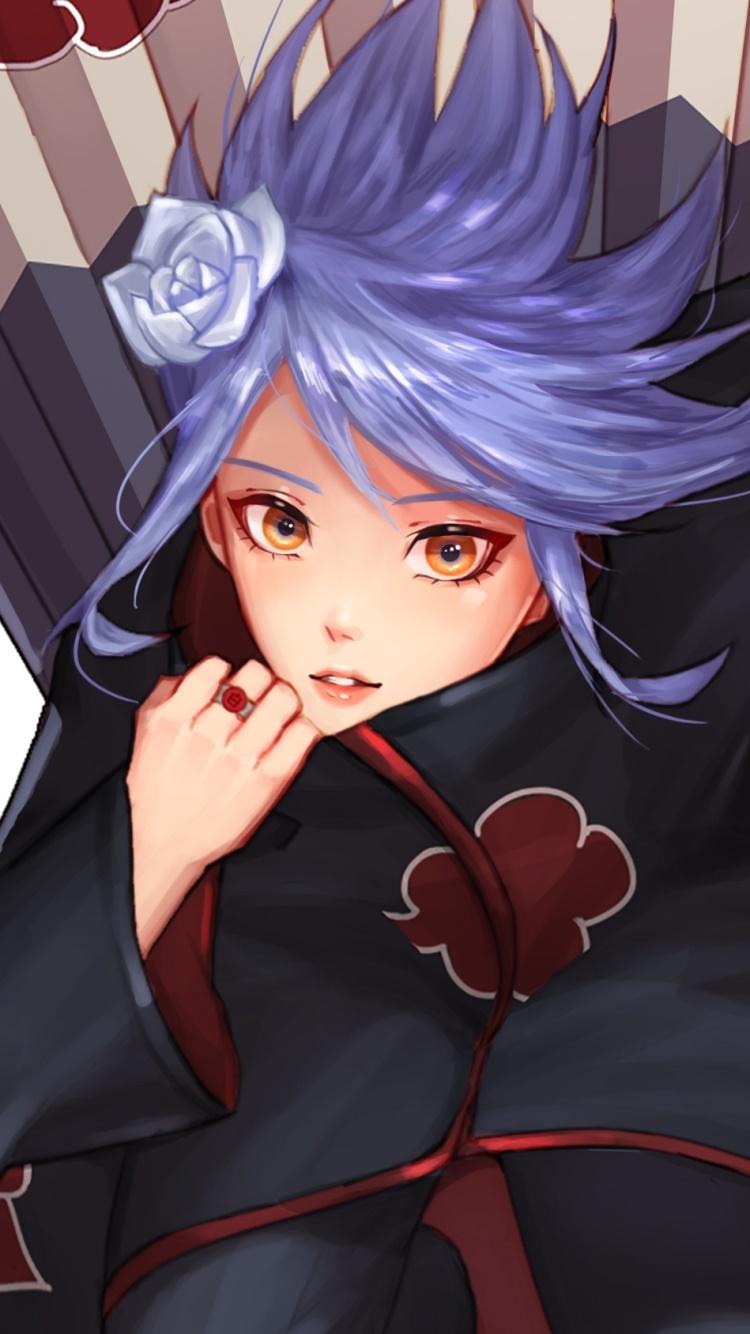 750x1334 Wallpaper / Anime Naruto Phone Wallpaper, Konan (Naruto), 750x1334 free download