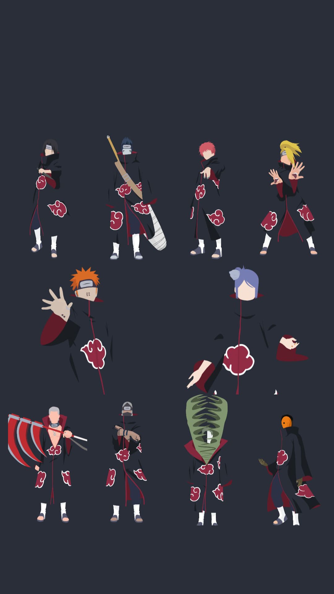 1080x1920 Akatsuki Phone Wallpaper