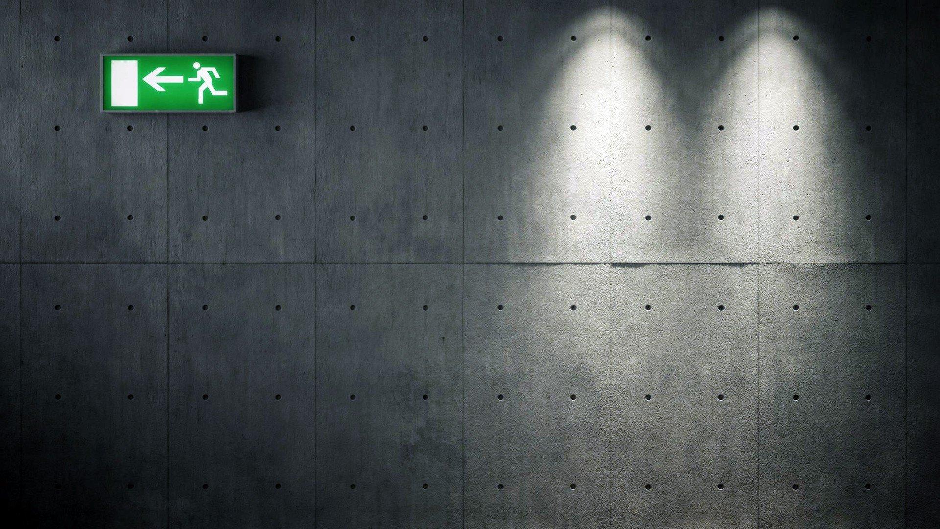 1920x1080 exit, Walls, Beton Wallpaper HD / Desktop and Mobile Background