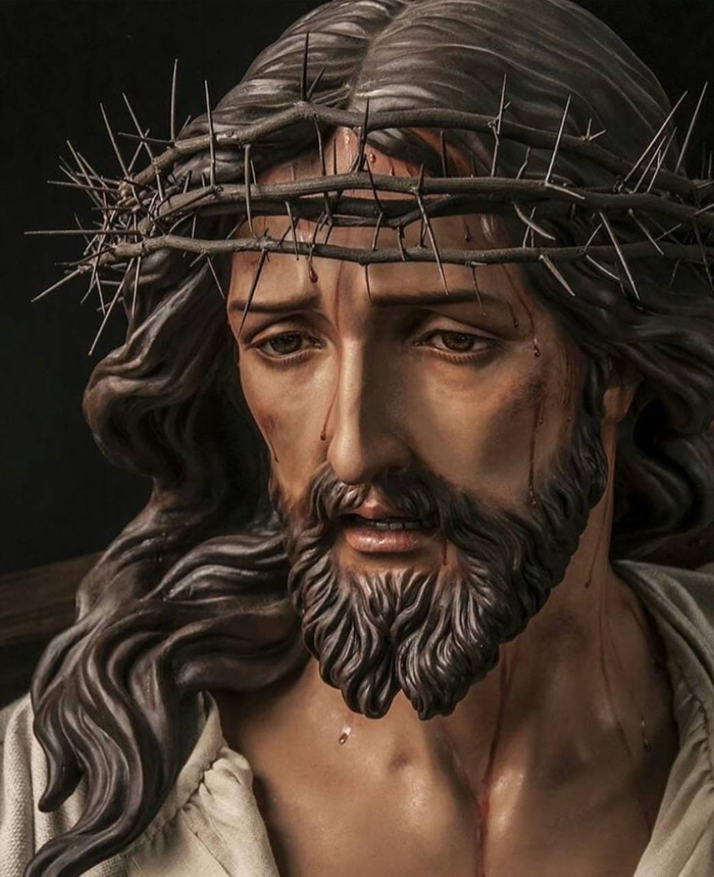 1043x1280 Download Crown Of Thorns Jesus Phone Wallpaper