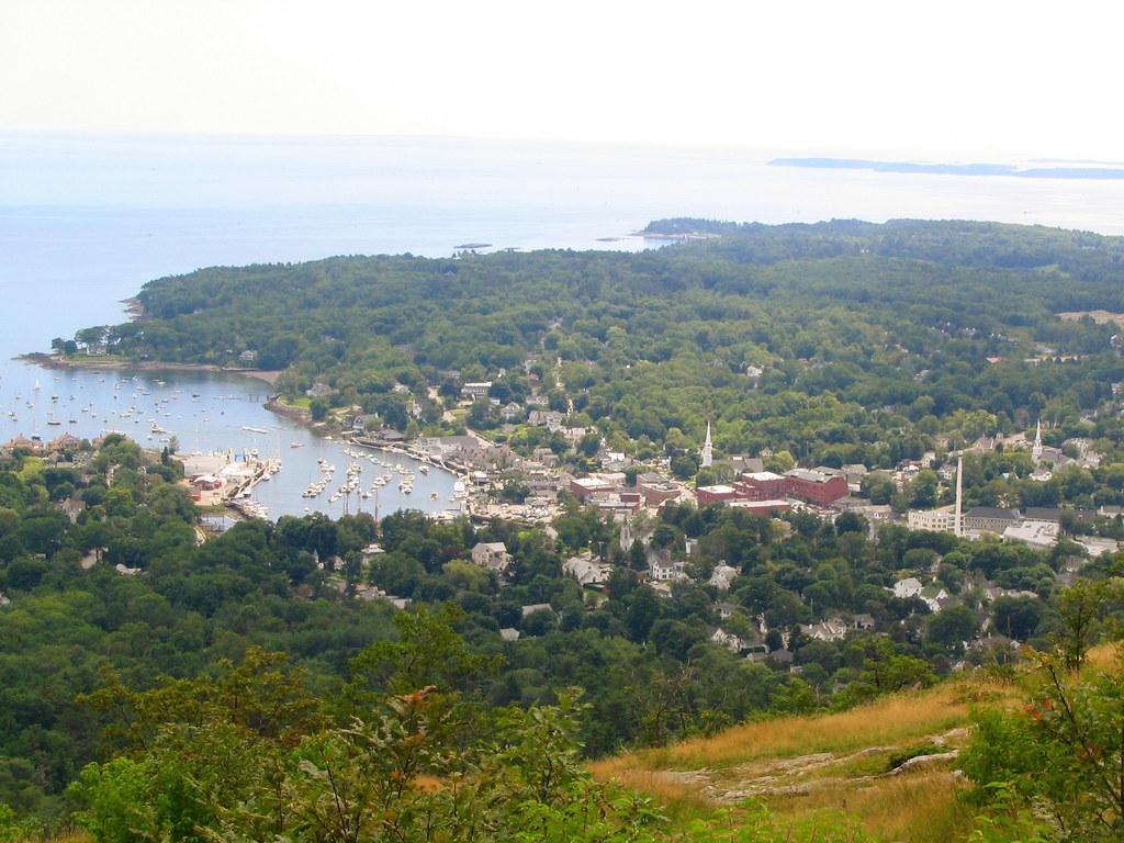 1024x768 Camden, Maine from Mount Battie. Camden is a town in Knox C