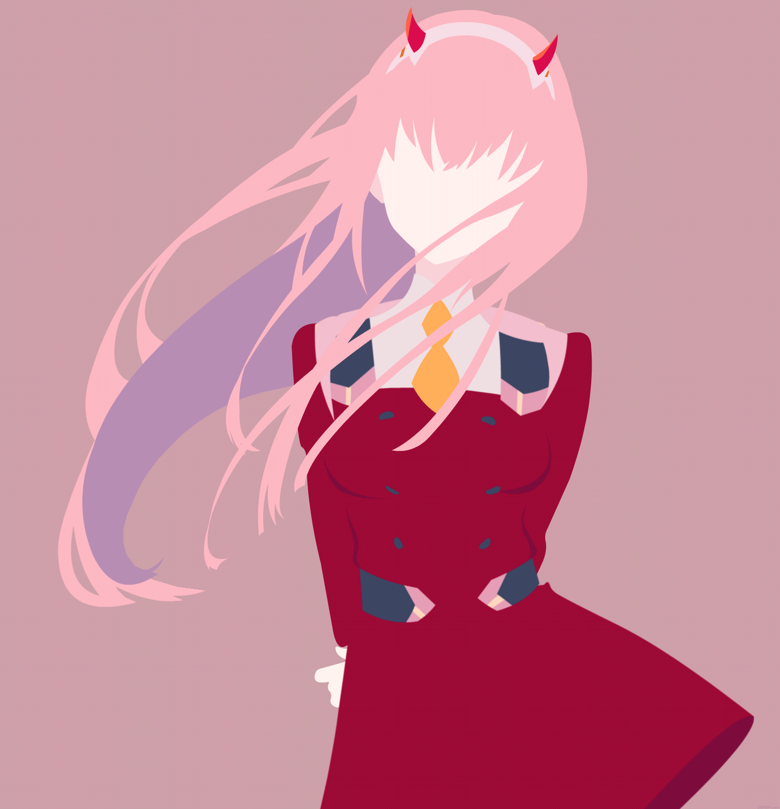 1541x1598 Zero Two GIFs from Darling in the Franxx anime