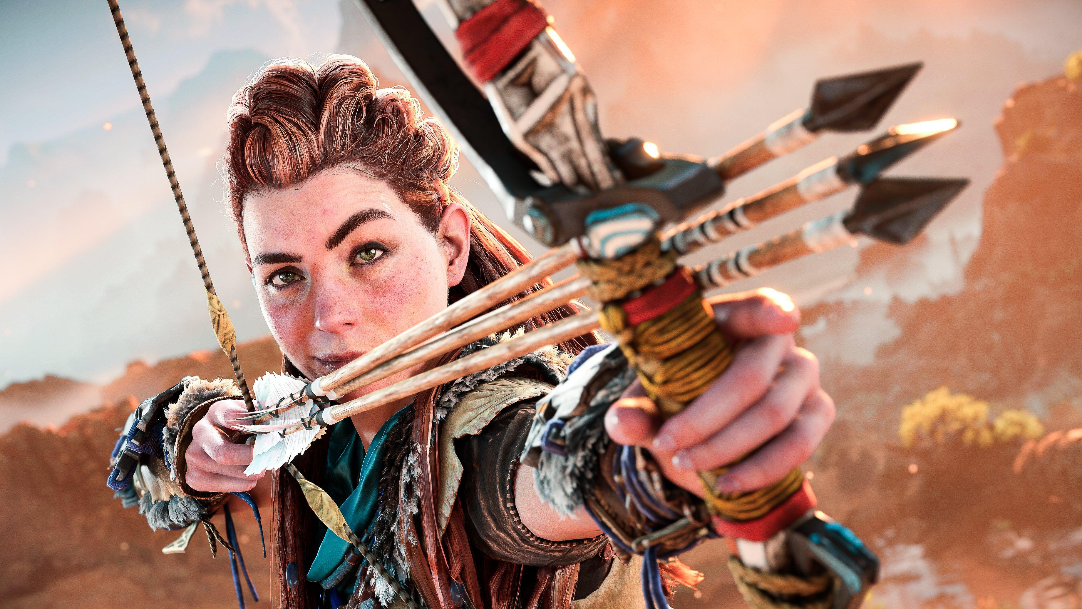3682x2071 Aloy, Horizon Forbidden West, PlayStation, video games, guerrilla gamesx2071 Wallpaper