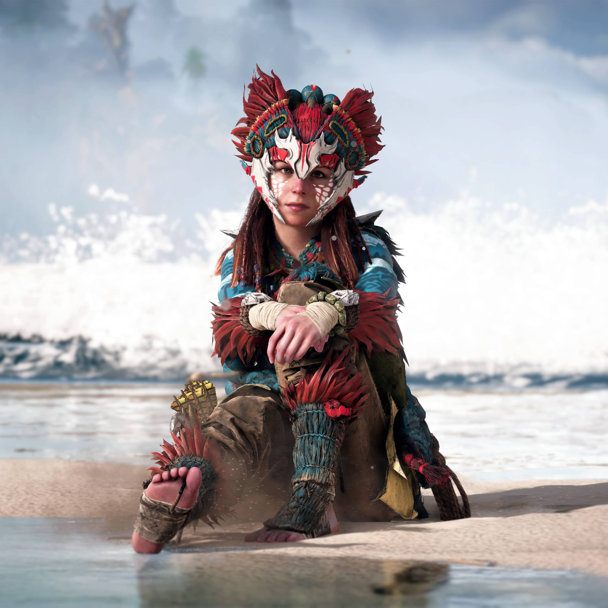 2048x2048 Aloy Horizon Forbidden West 4k iPad Air Wallpaper, HD Games 4K Wallpaper, Image, Photo and Background