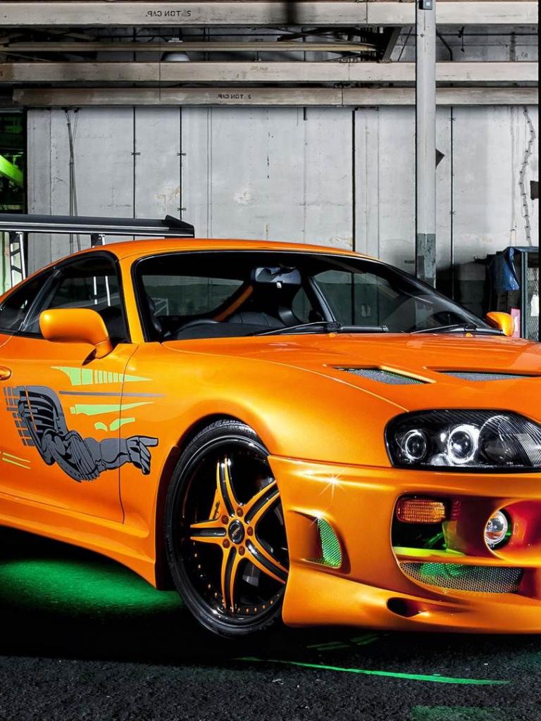 768x1024 Fast And Furious Supra Wallpaper