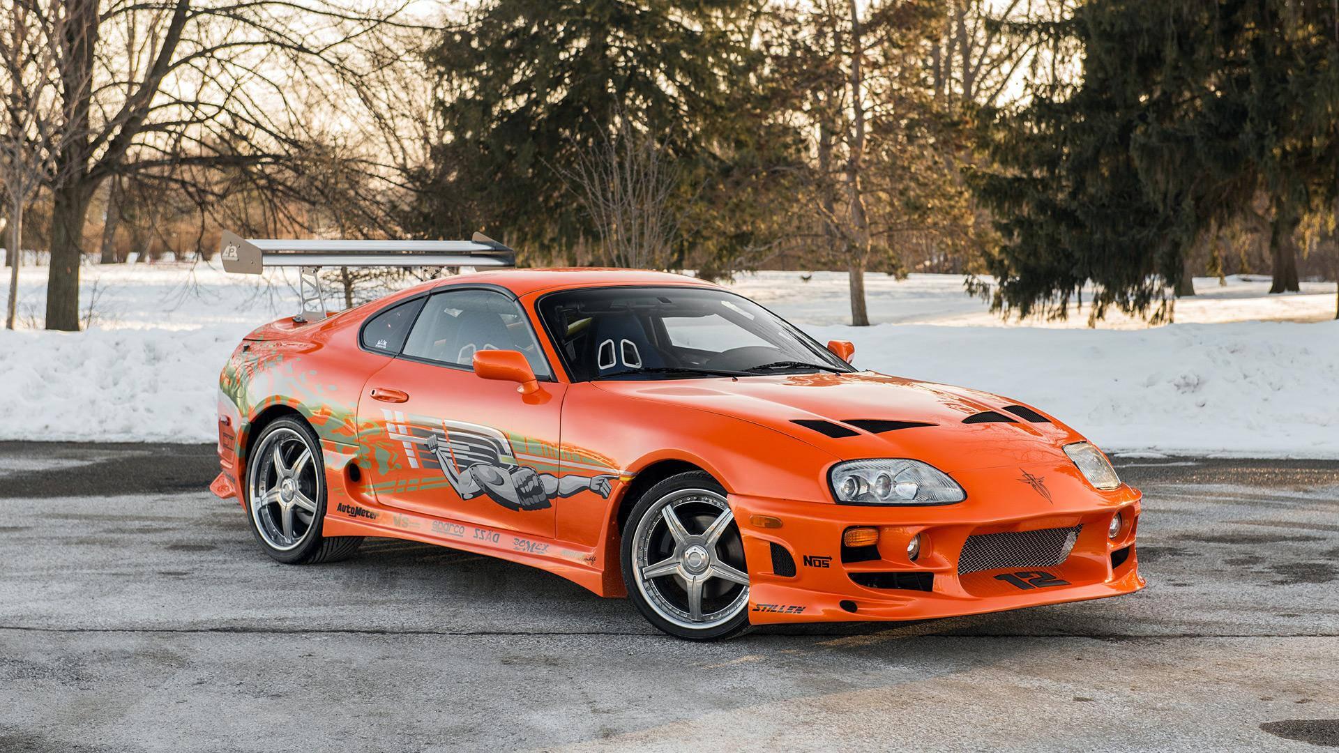 1920x1080 Download Fast And The Furious Orange Toyota Supra Mk4 Wallpaper