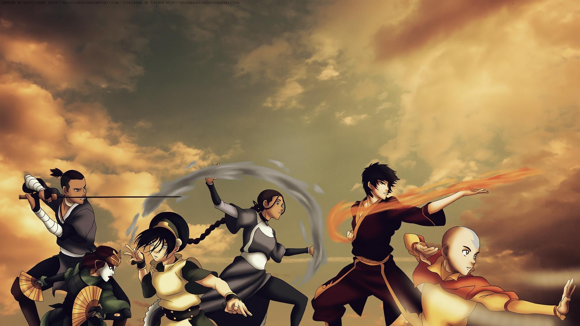 1920x1080 Sokka, Toph Beifong, Avatar: The Last Airbender, Katara, Aang, Prince Zuko Gallery HD Wallpaper