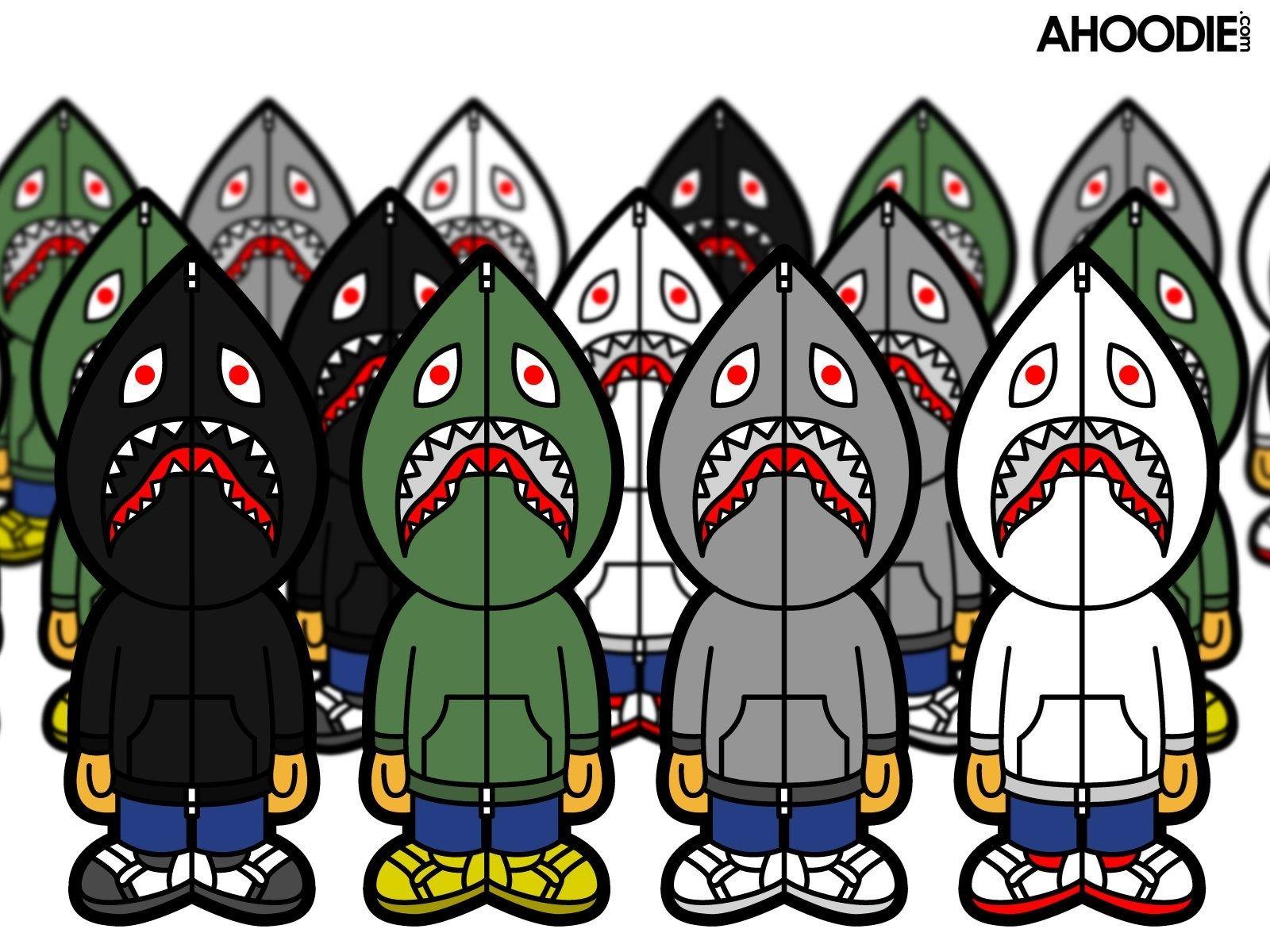 1600x1200 Jestingstock.com Bape Shark Wallpaper HD Desktop Background