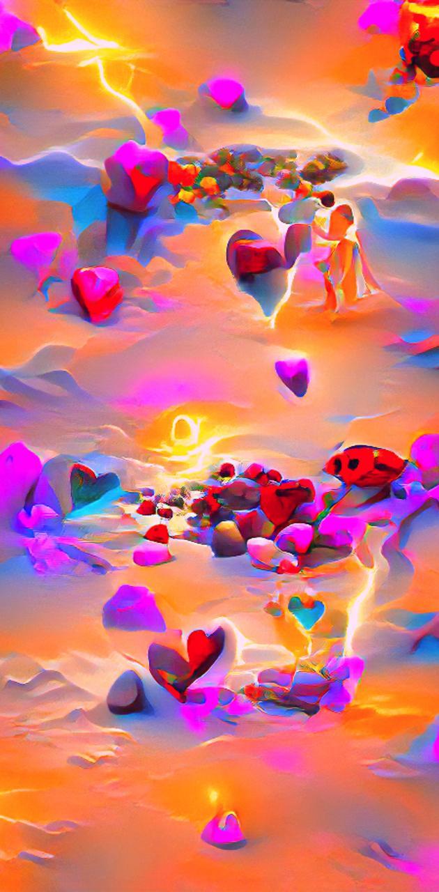 630x1280 Love Is In The Air wallpaper