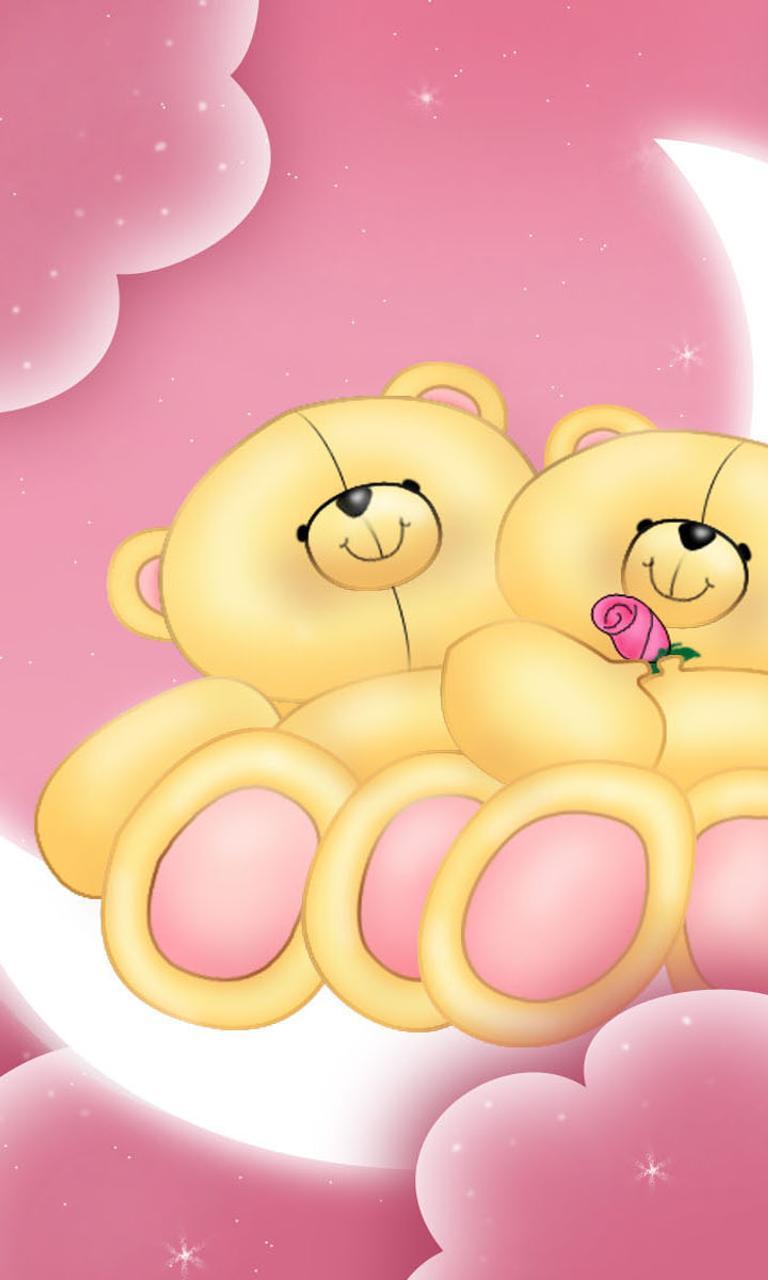 768x1280 Love is in the air bears stay on moon- Valentine's Day