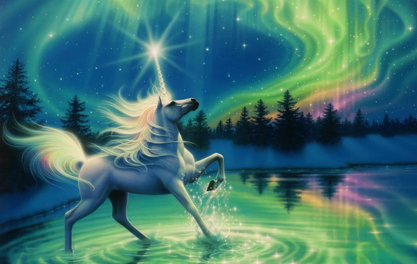 1423x900 Fantasy Unicorn Wallpaper