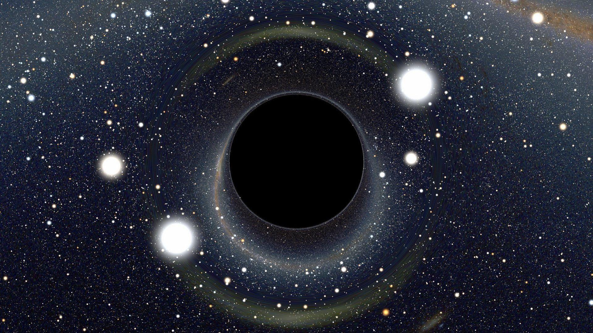 1920x1080 Black Hole Desktop Wallpaper