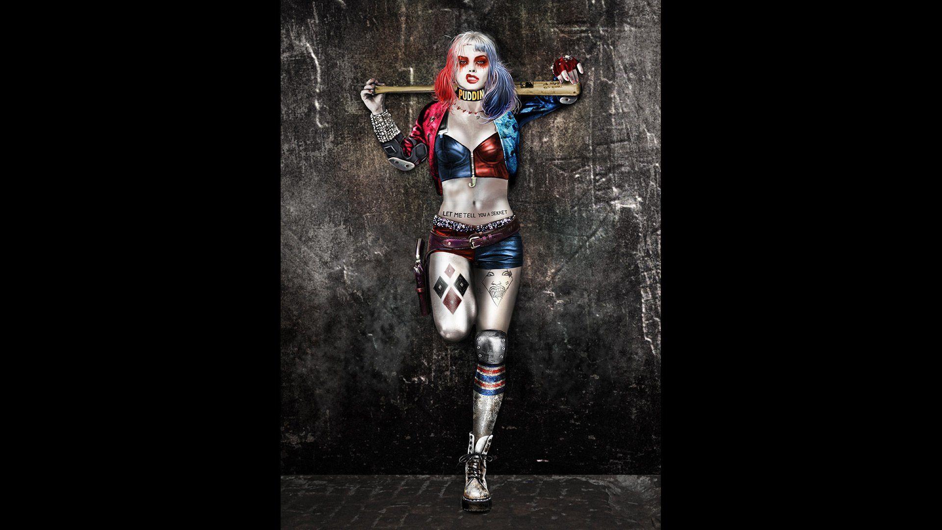 1920x1080 Suicide Squad imagens 'Suicide Squad' Concept Art Harley Quinn HD