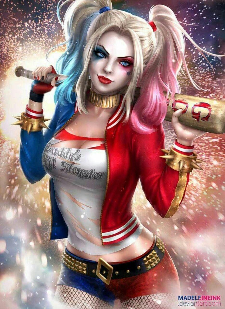 Art Harley Quinn Suicide Squad Wallpapers - Top Free Art Harley Quinn ...