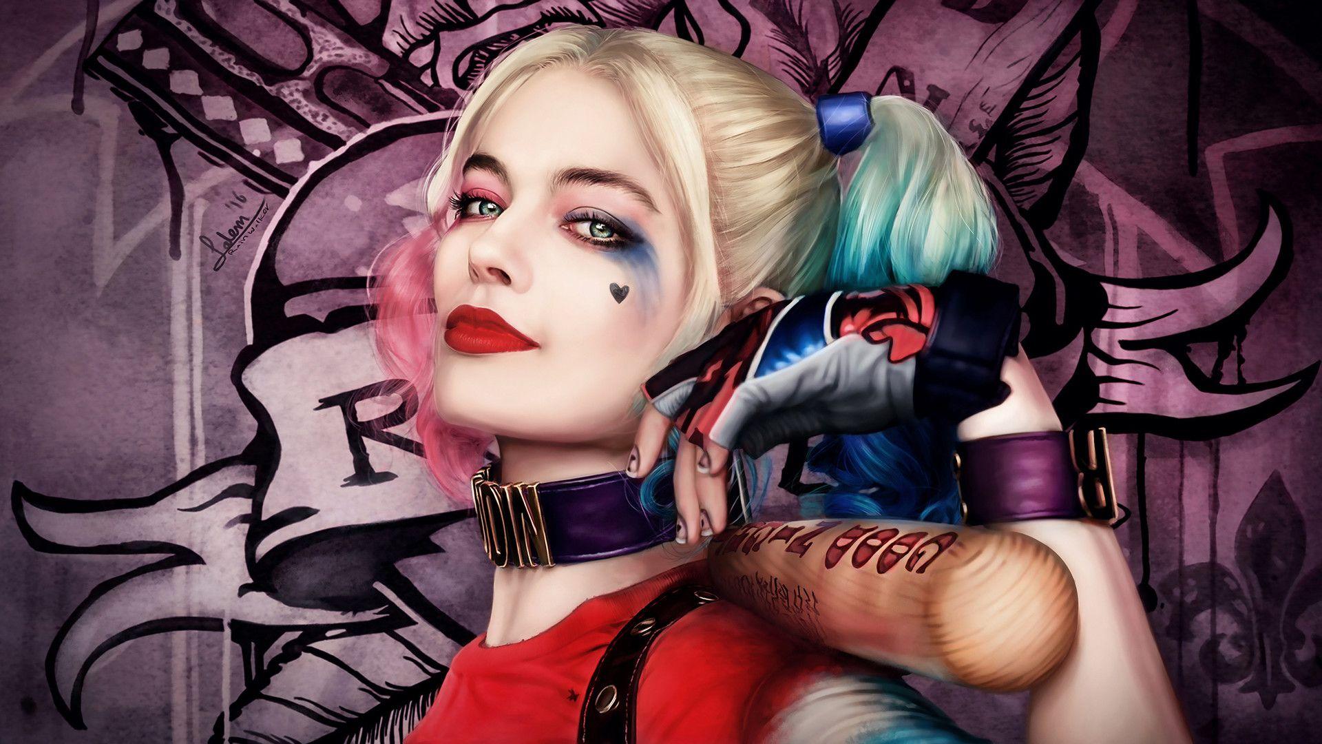 Art Harley Quinn Suicide Squad Wallpapers - Top Free Art Harley Quinn ...