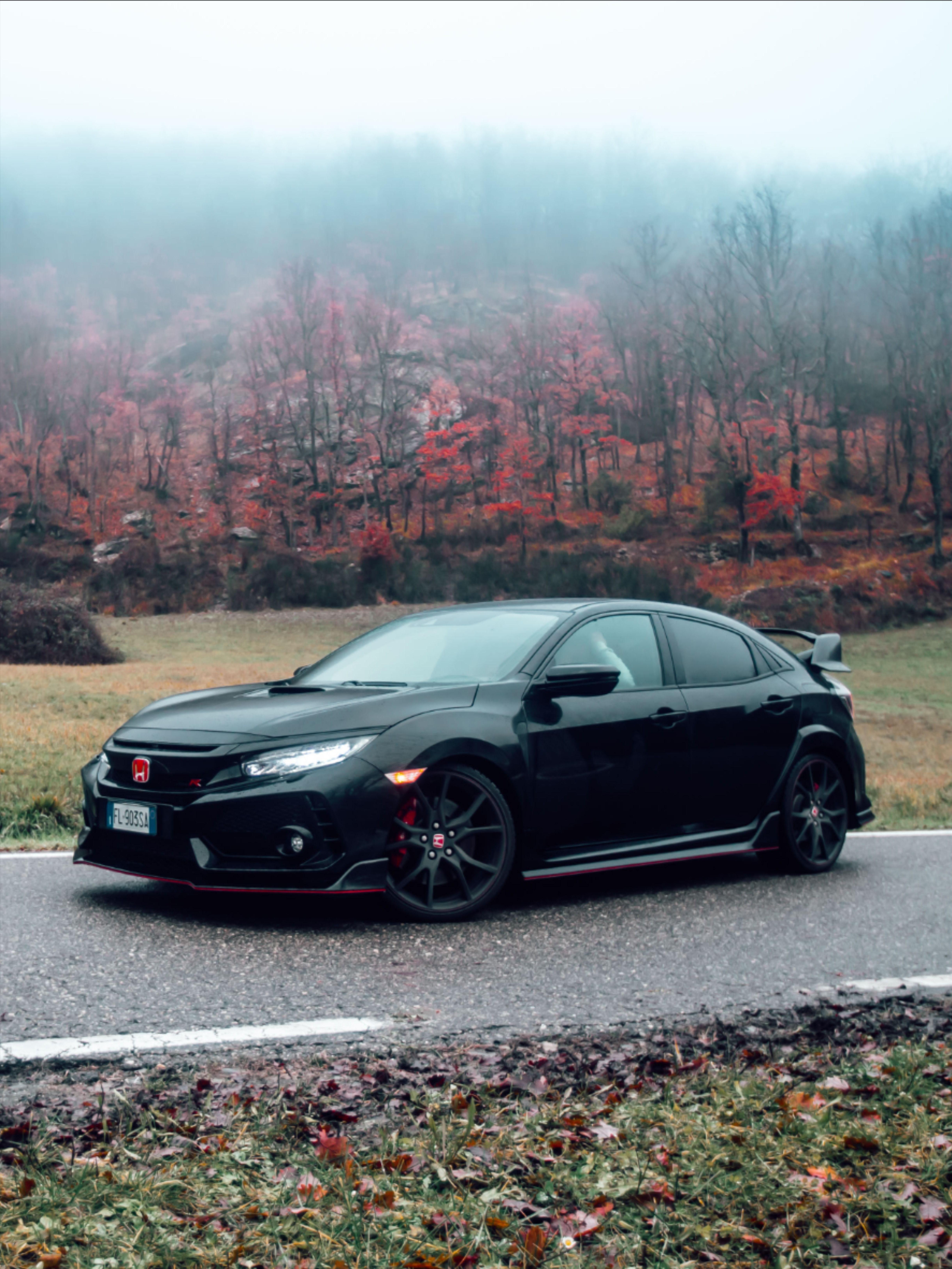 4880x6506 Honda Civic Black Wallpaper