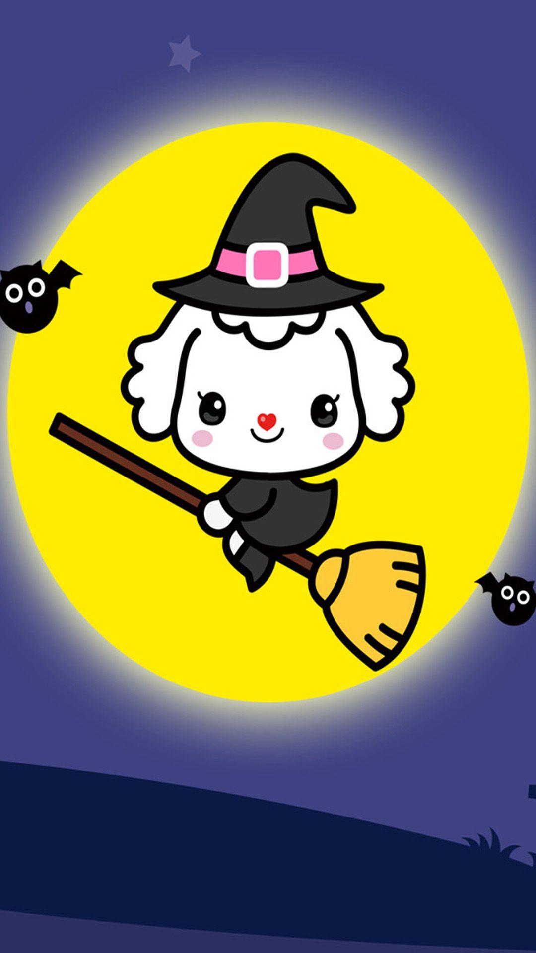 1080x1920 Cartoon Halloween iPhone Wallpaper