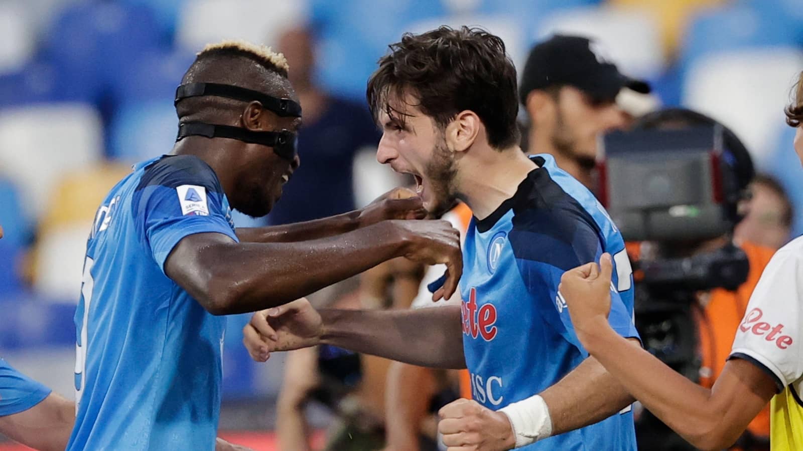 1600x900 Tottenham, Leeds target Khvicha Kvaratskhelia to make Prem switch after 'magnificent' performance