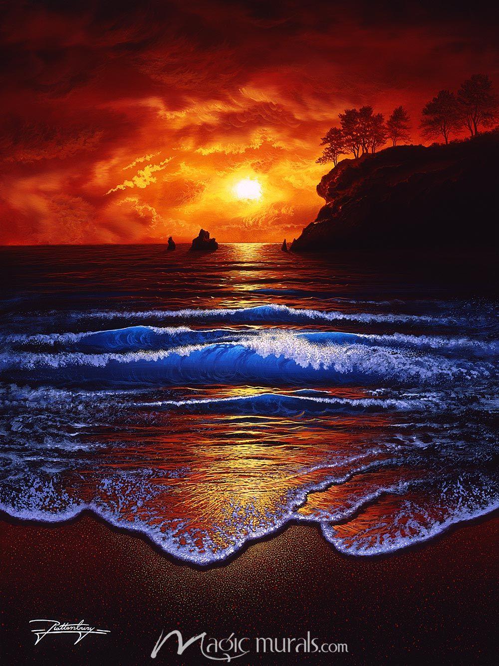 1000x1334 Ocean Sunset Dream Wallpaper Wall Mural