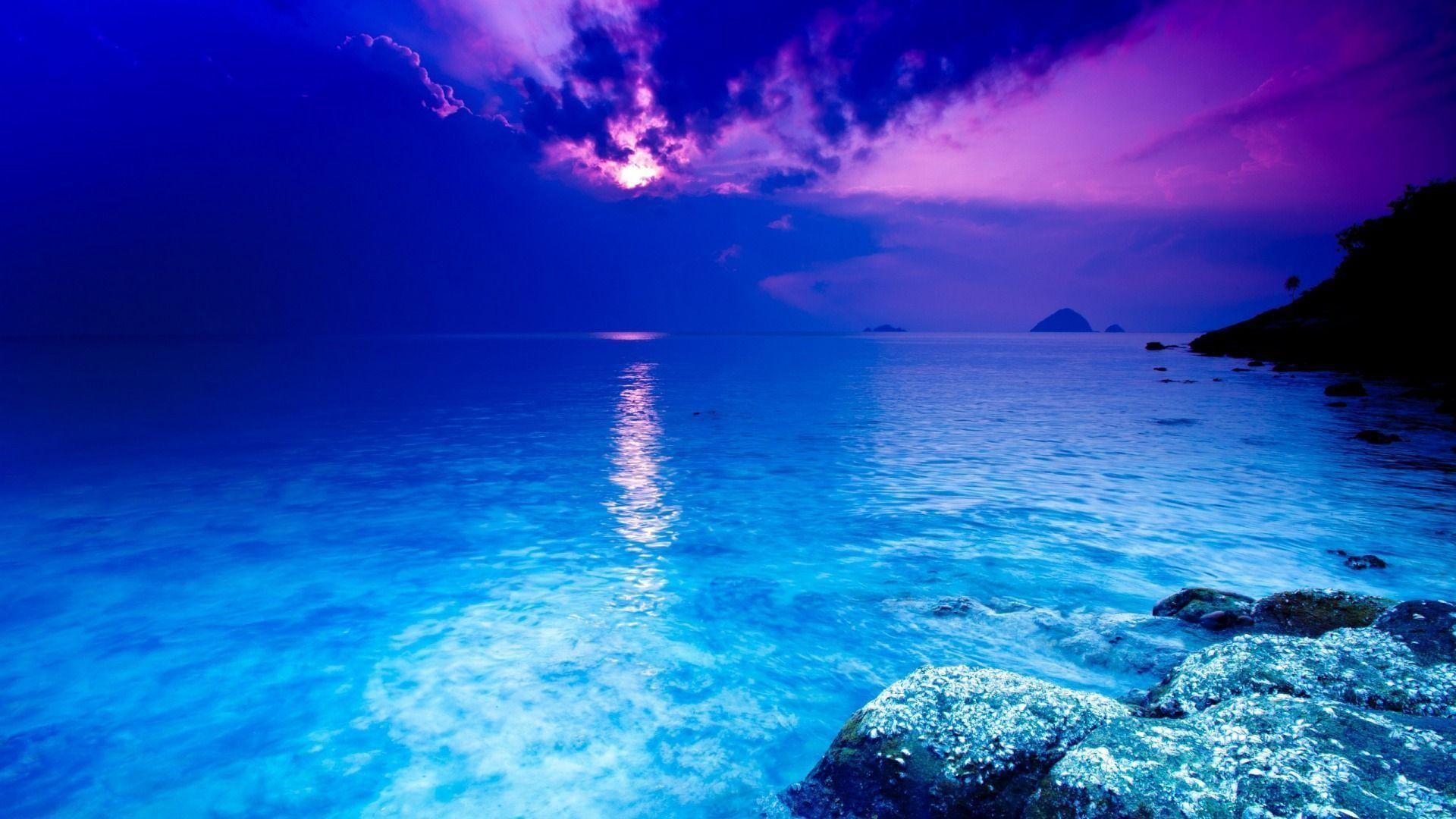 1920x1080 Blue Ocean Wallpaper