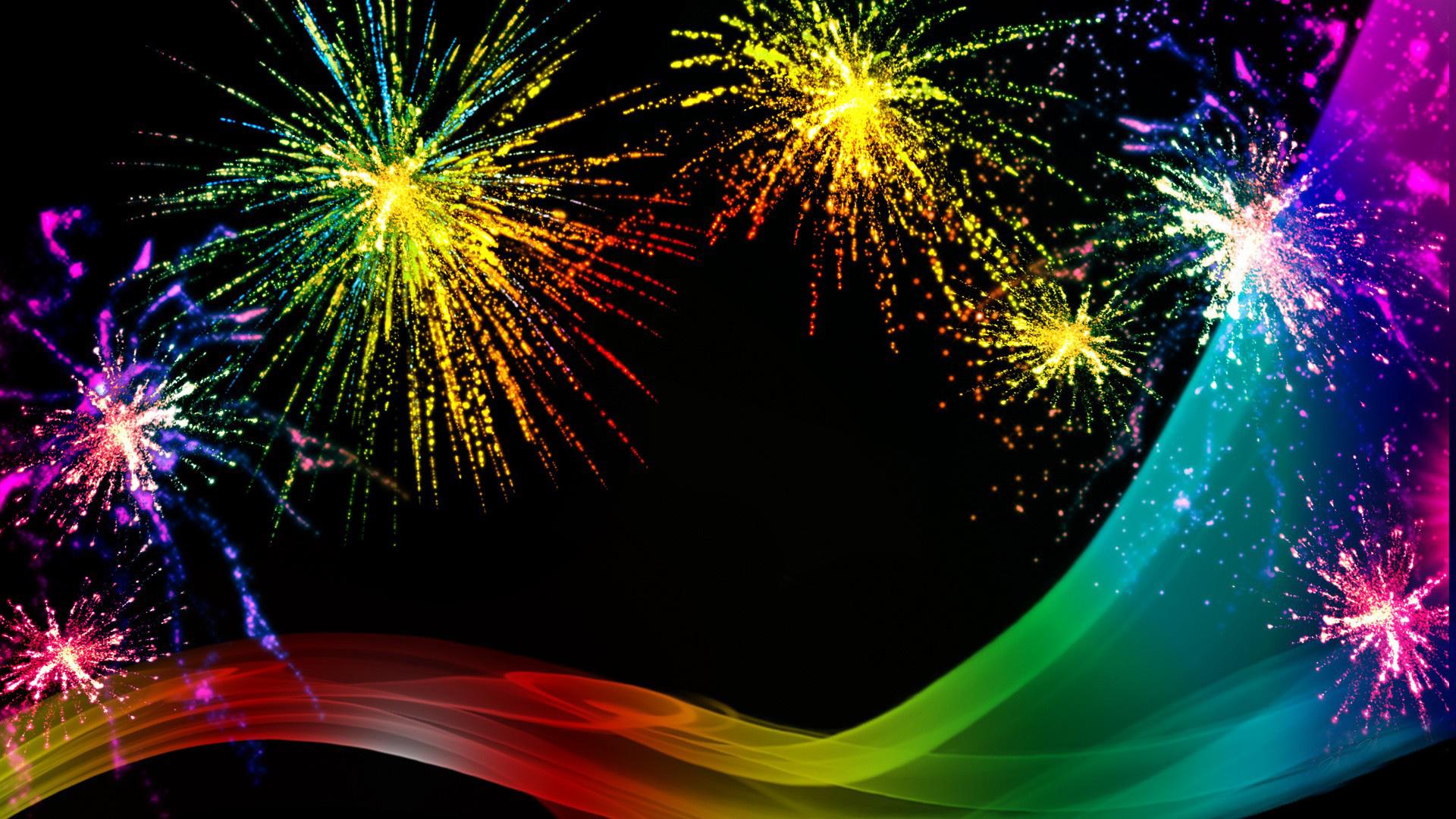 1920x1080 New Year Firecracker Wallpaper