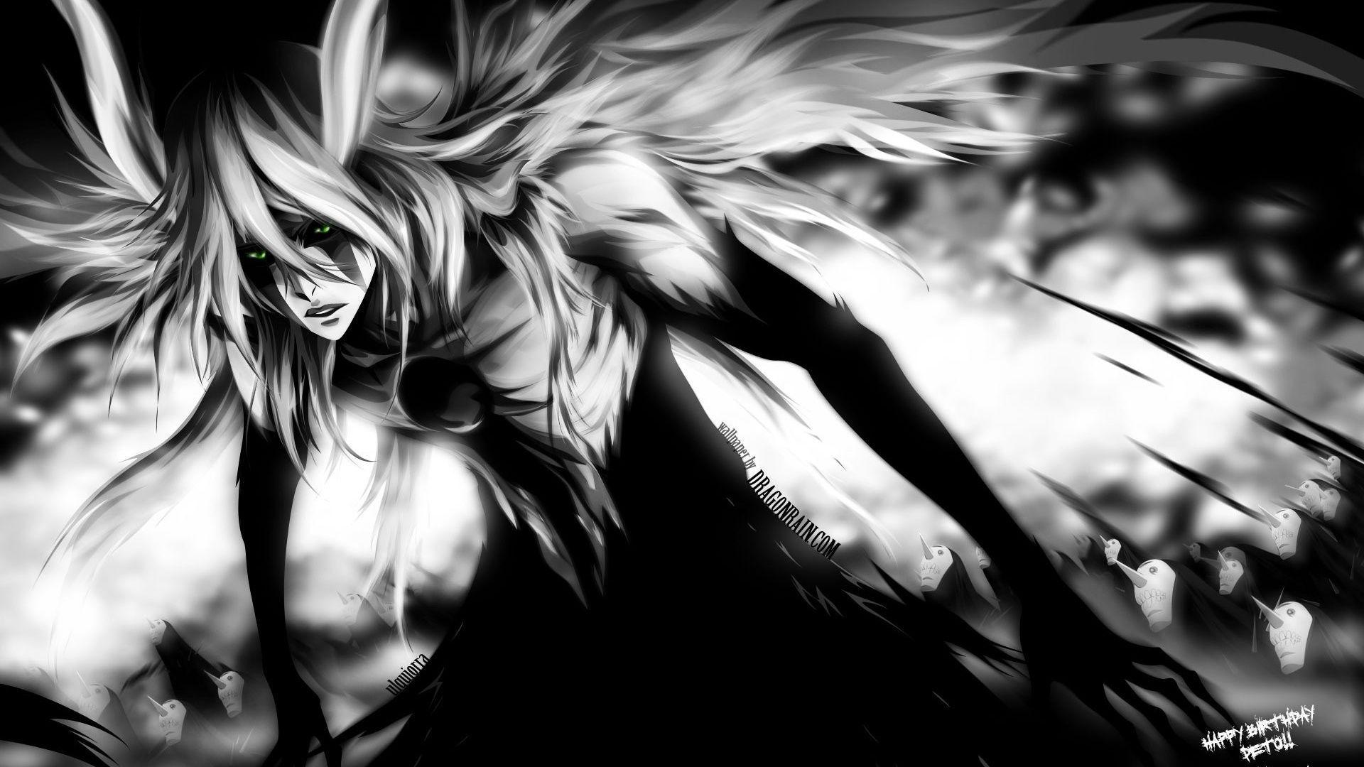 Black And White Anime PNG Images Black And White Anime Clipart Free  Download