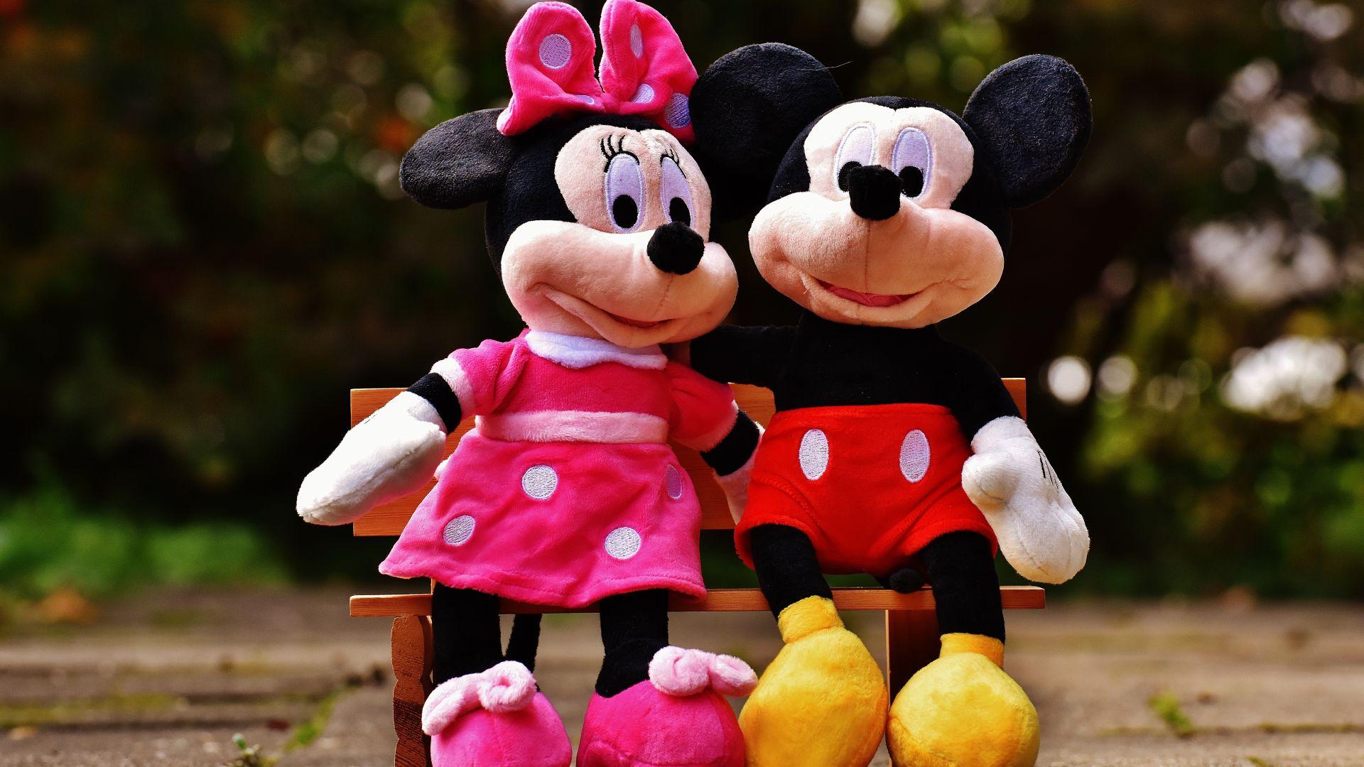 1920x1080 Desktop Wallpaper Mickey Mouse And Minnie Mouse Toys, HD Image, Picture, Background, Ijxxds
