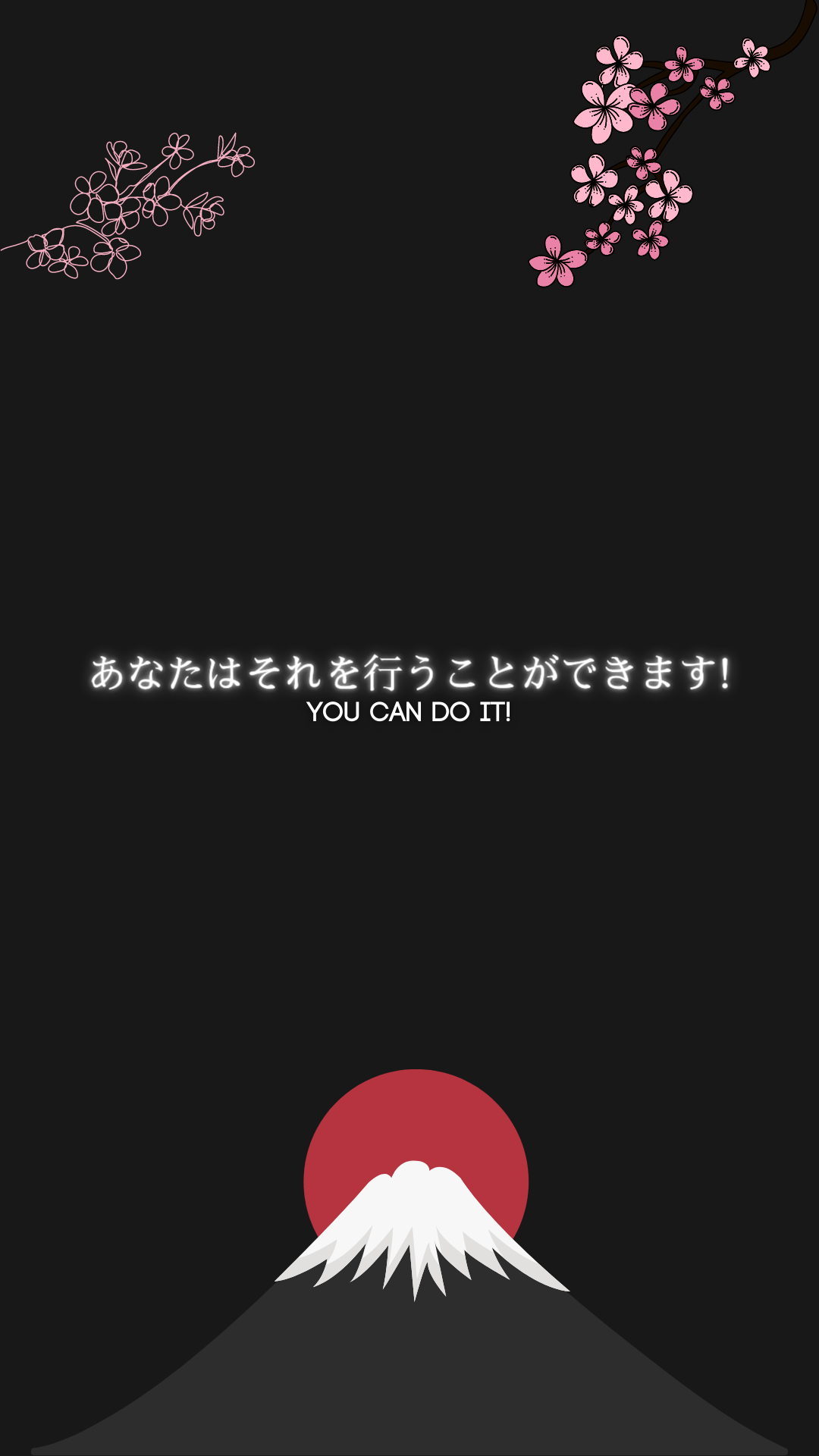 1080x1920 Wallpaper / Misc Motivational Phone Wallpaper, Minimalist, Japanese, 1080x1920 free download