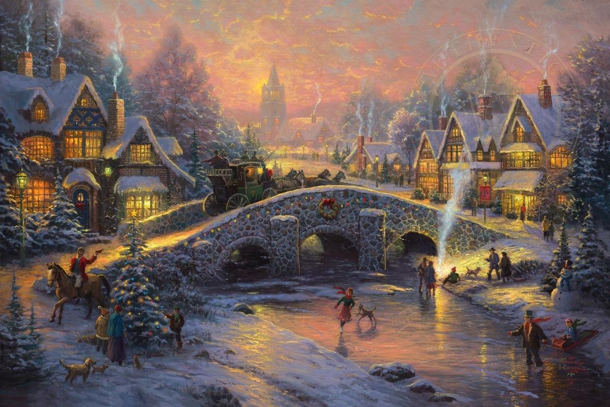1200x802 Spirit of Christmas x 23 Stained Glass Art Kinkade Studios