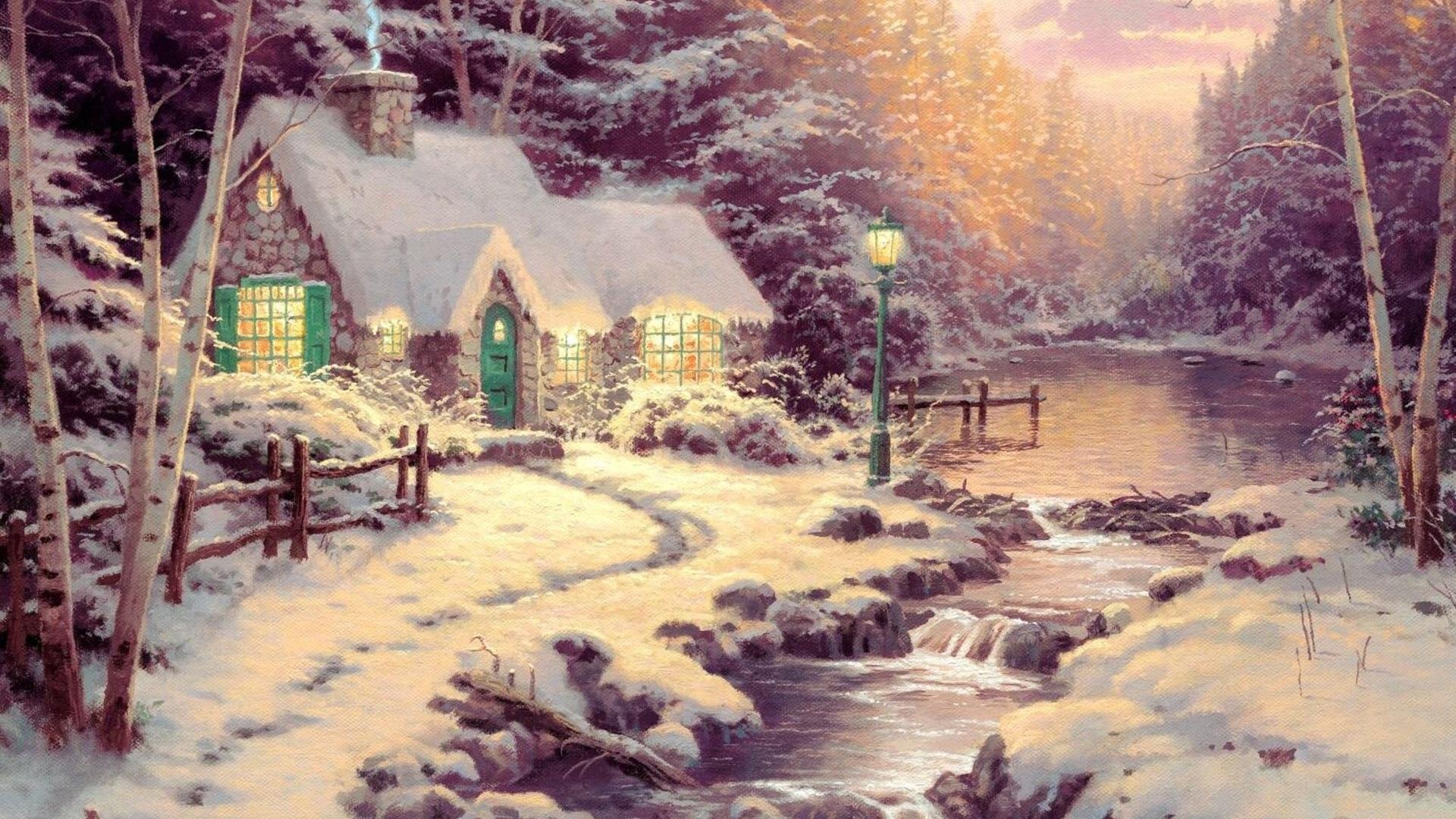 1920x1080 thomas kinkade HD wallpaper, background