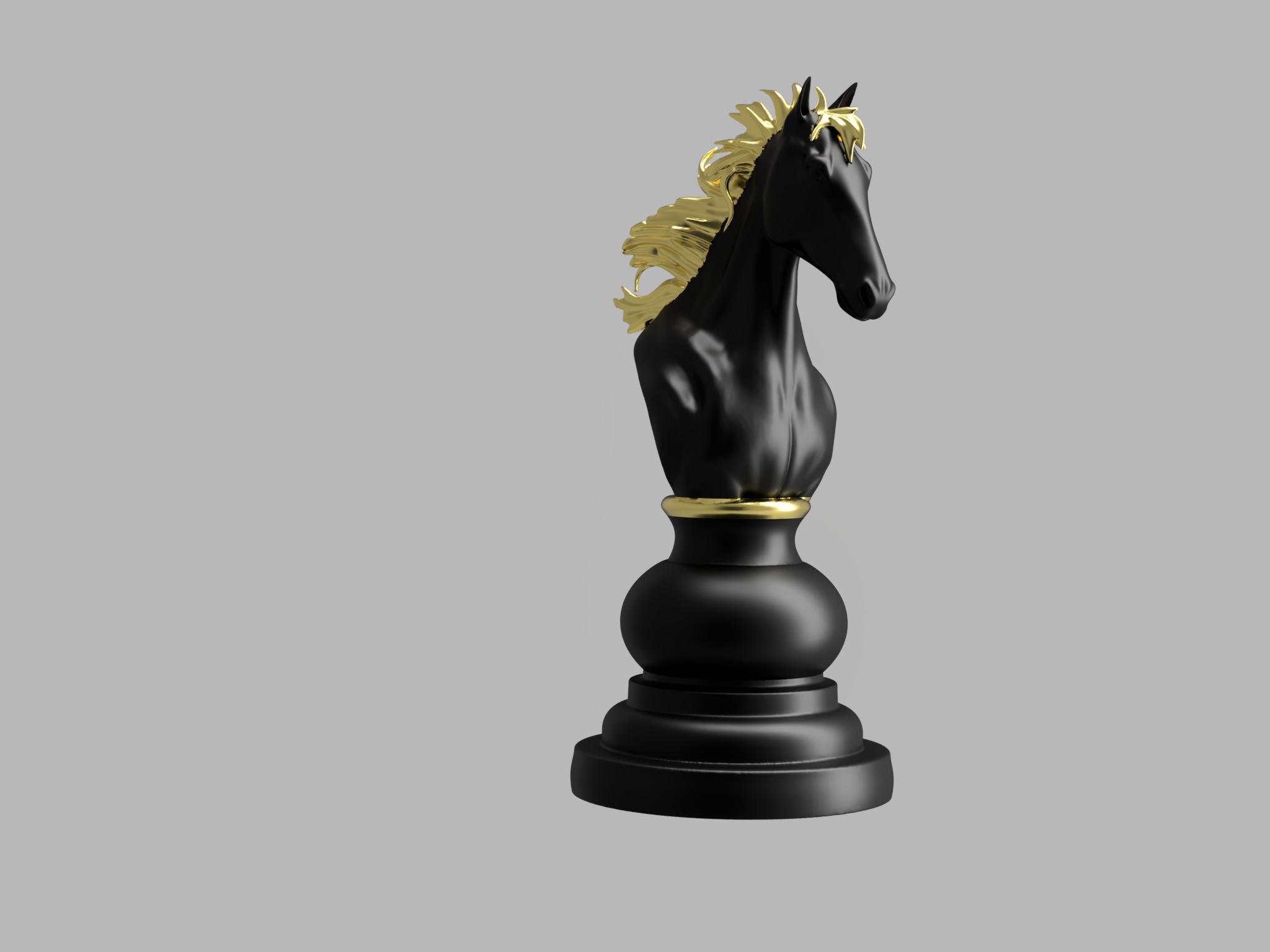 2048x1536 STL file Chess Knight・3D print object to download・Cults