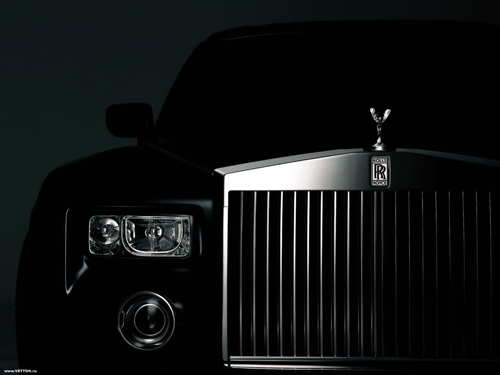 1600x1200 Black Rolls Royce Wallpaper