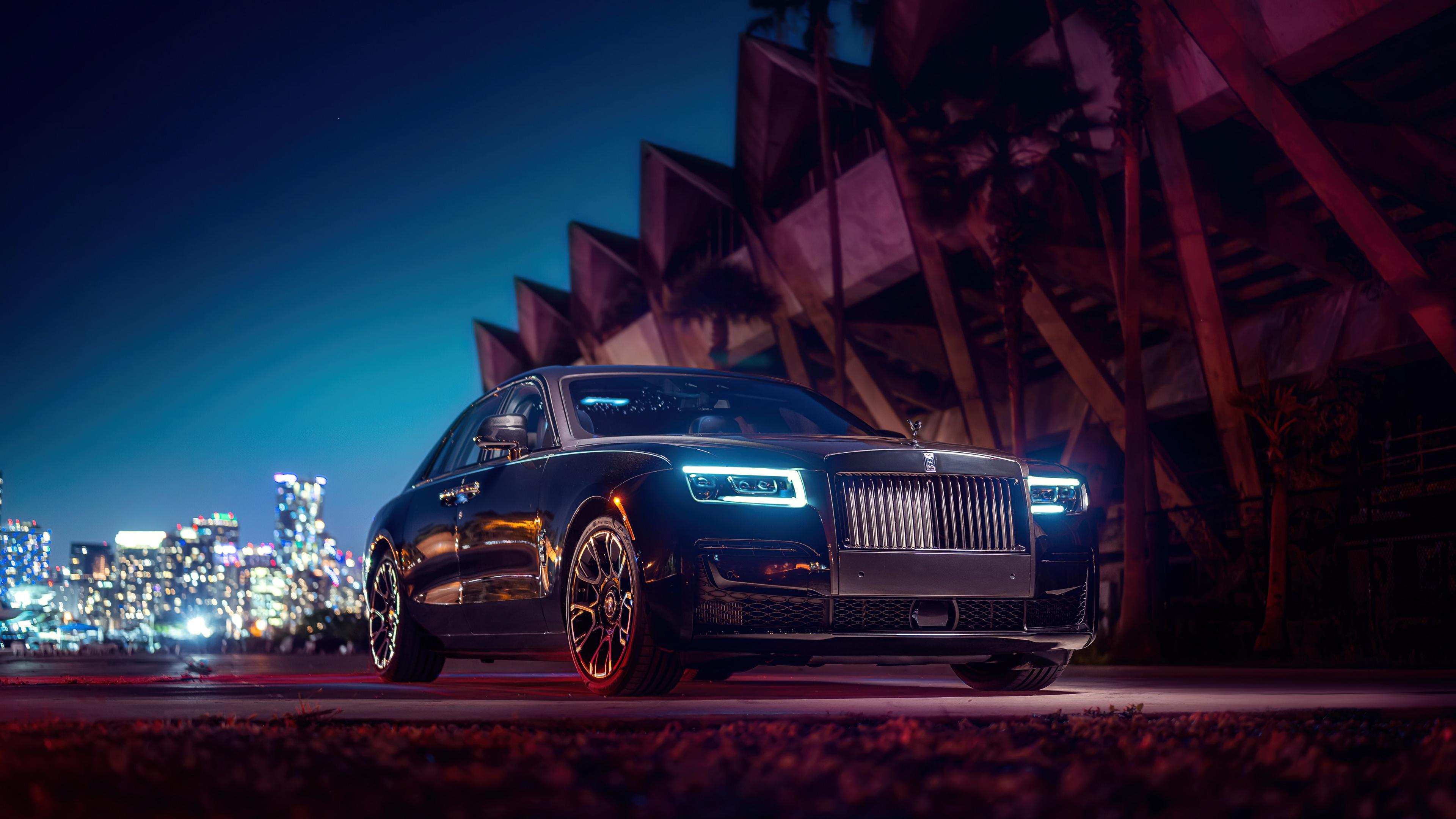 3840x2160 Rolls Royce Ghost Black Badge Wallpaper 4K