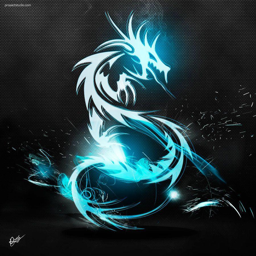 900x900 Azure Dragon Wallpaper
