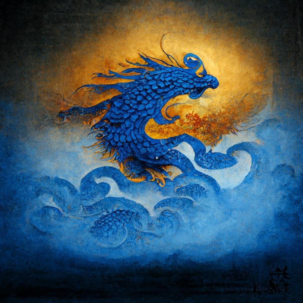 1024x1024 Azure Dragon of the East