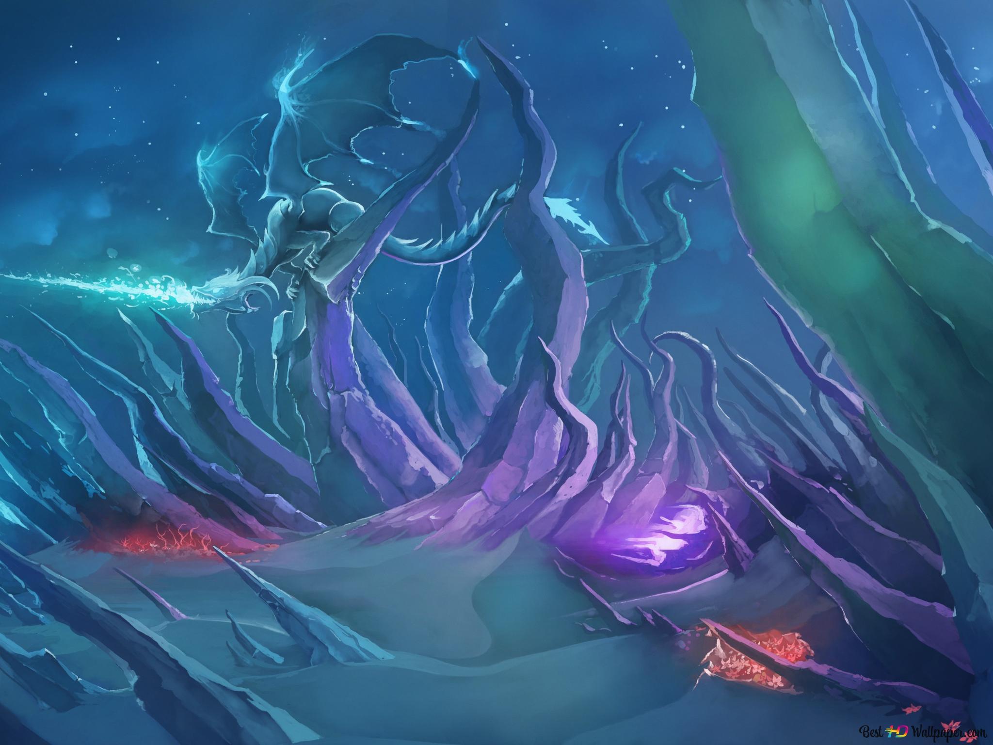 2048x1536 Azure Dragon 2K wallpaper download