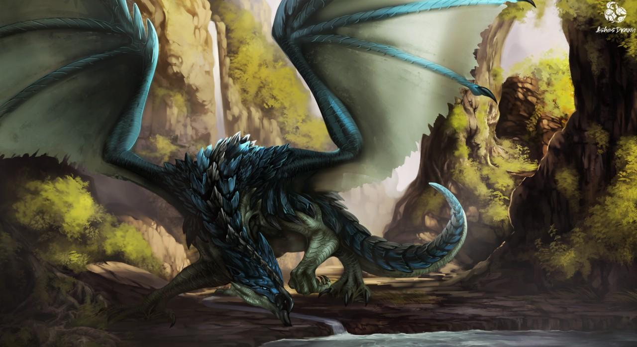 1280x697 Azure Dragon by DarknessProtection - Fur Affinity [dot] net