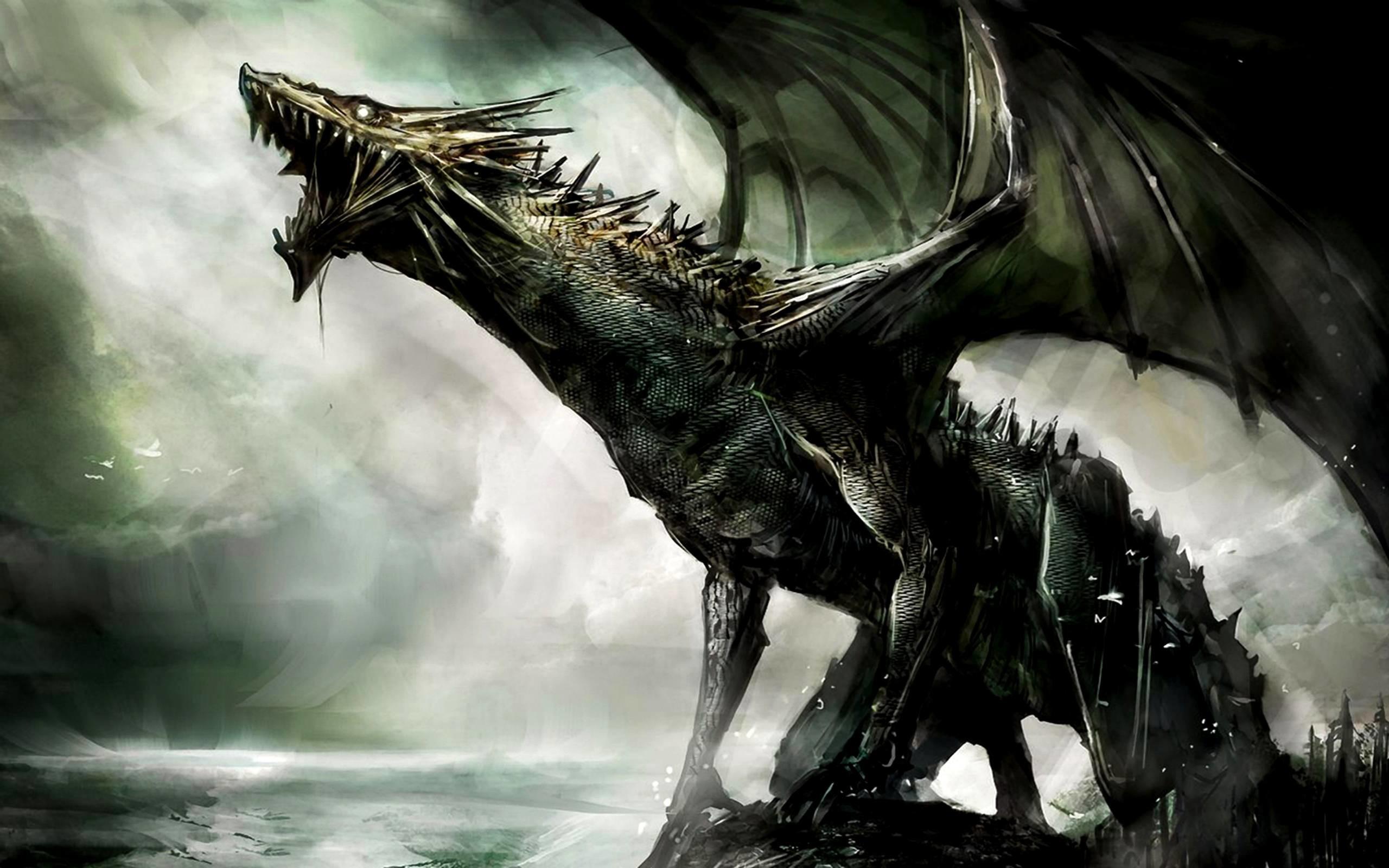 2560x1600 Fantasy Dragon Wallpaper