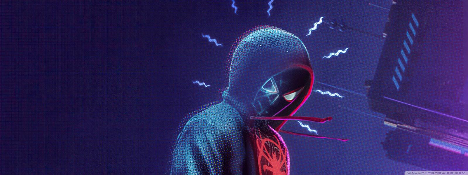 1600x600 Spider Man Miles Morales Ultra HD Desktop Background Wallpaper for : Widescreen & UltraWide Desktop & Laptop : Multi Display, Dual Monitor : Tablet