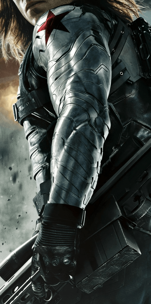 634x1273 Winter Soldier's Prosthetic Arm. Winter Soldier Cosplay. Winter