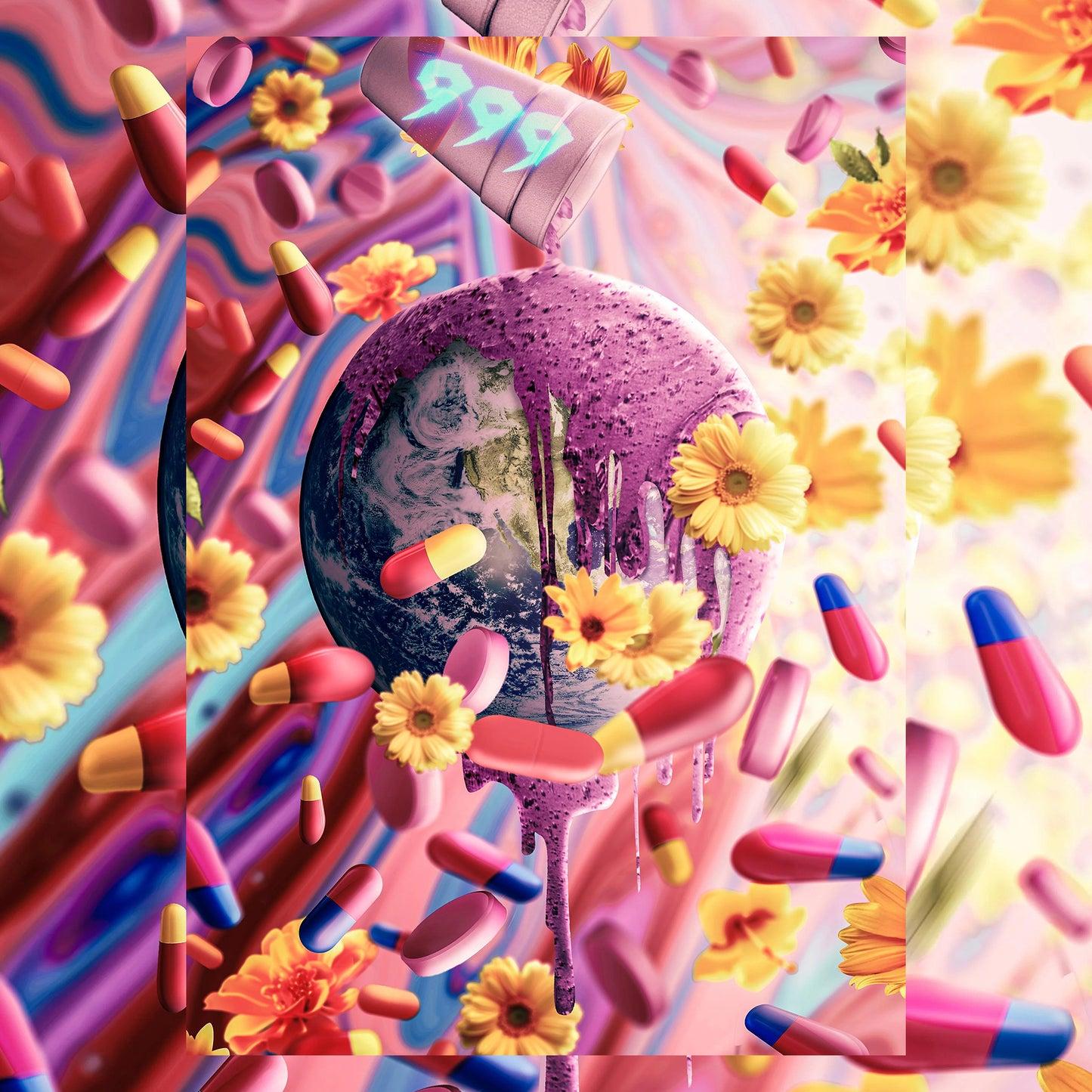 1445x1445 Juice WRLD & Future WRLD On Drugs Poster