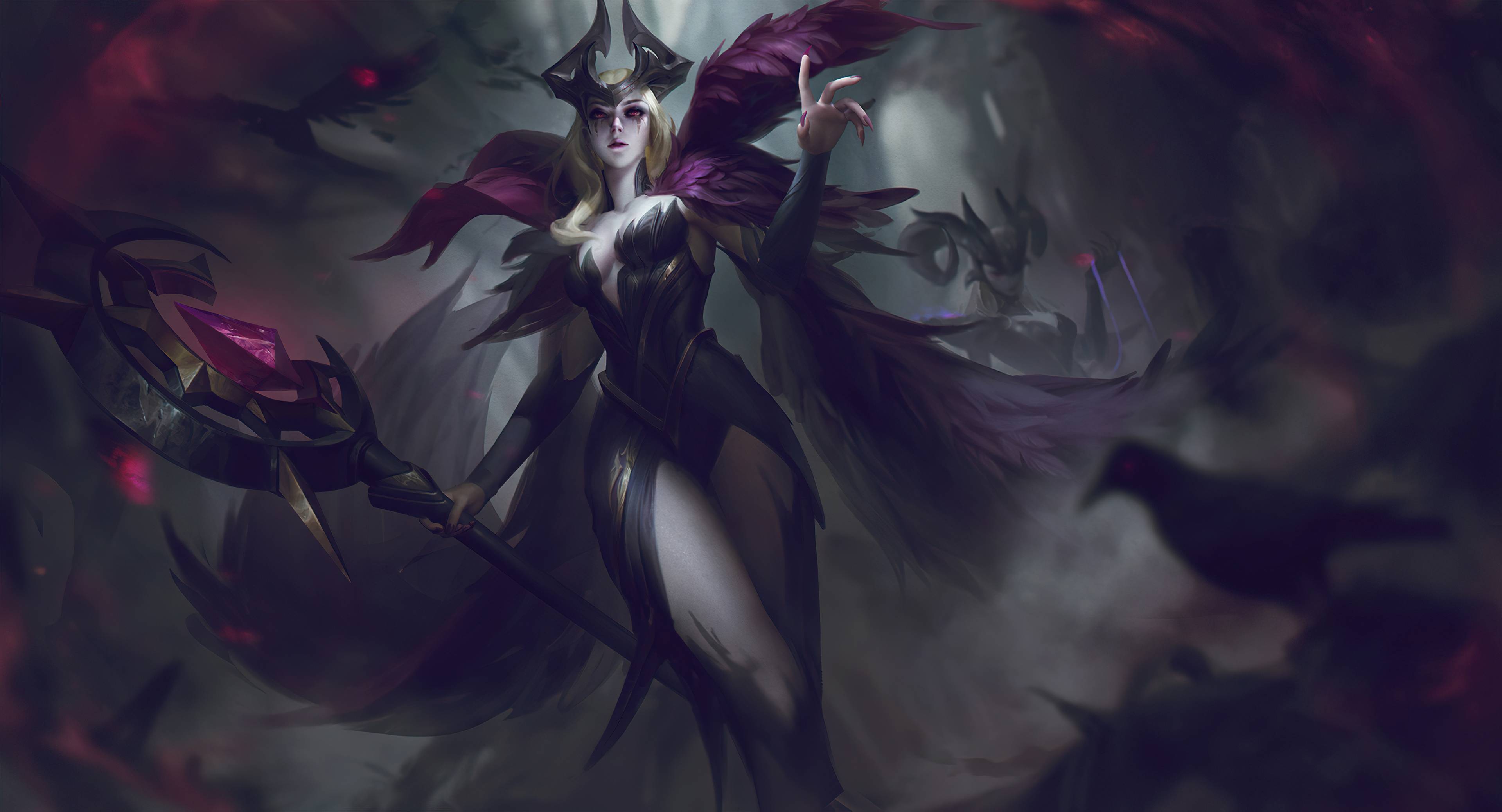 3840x2077 Lol Demon Girl 4k Wallpaper, HD Games Wallpaper, 4k Wallpaper, Image, Background, Photos and Picture