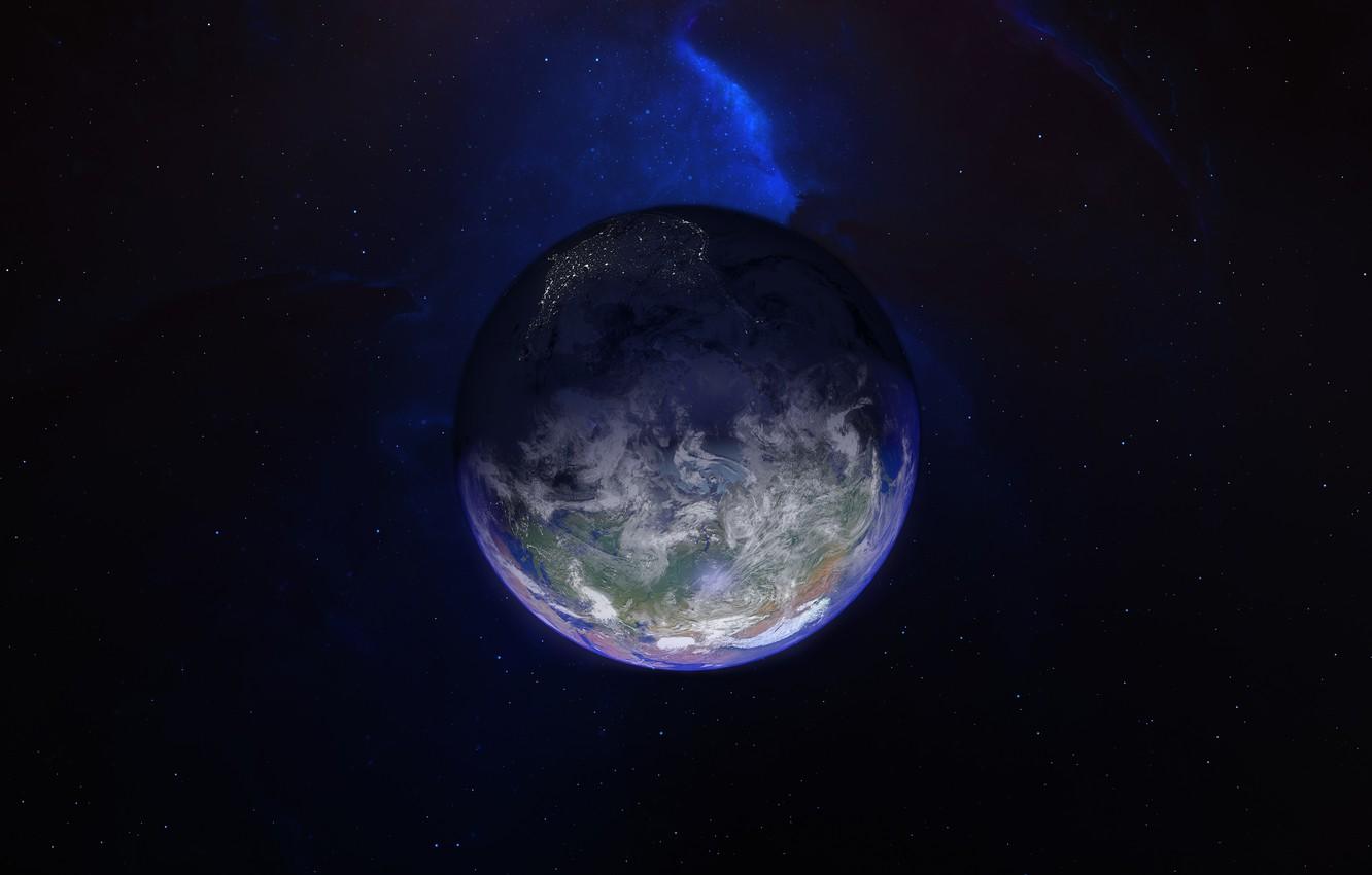 1332x850 Wallpaper Stars, Planet, Nebula, Earth, Space, Art, Earth, Home, Planet, background by StarkitecktDesigns, Fantasy Earth, Flash My Pixel, by Flash My Pixel image for desktop, section космос