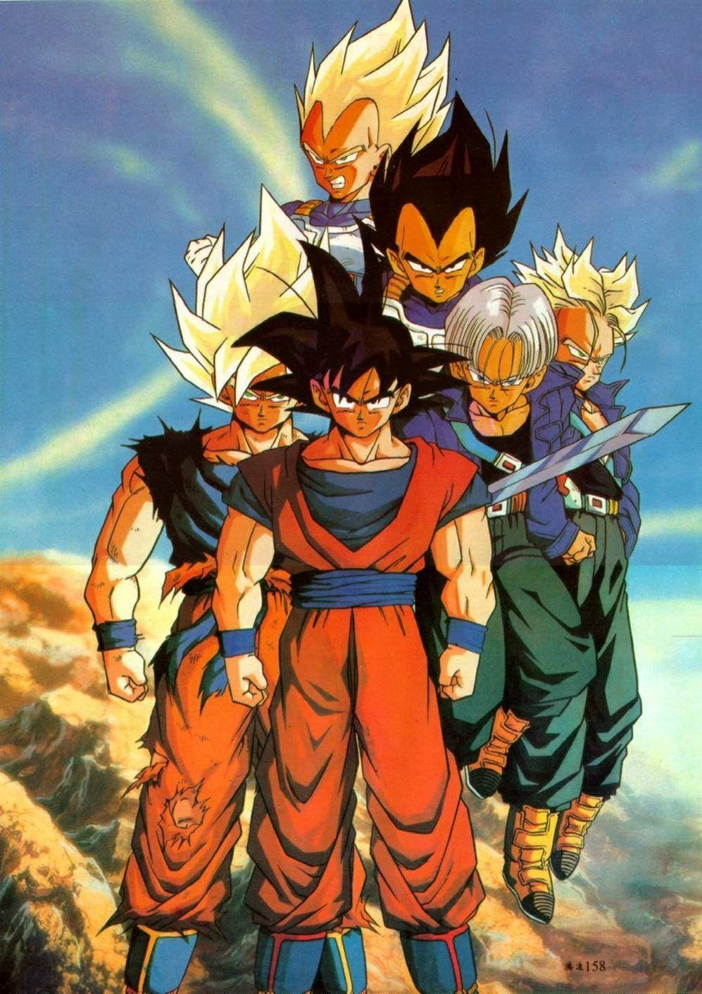 80s & 90s Dragon Ball Art in 2023  Dragon ball art, Dragon ball artwork, Dragon  ball z